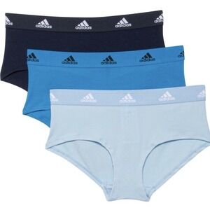 Women's‎ Adidas Cotton Boyshorts Underwear Panties 3-Pack Size L NWT
